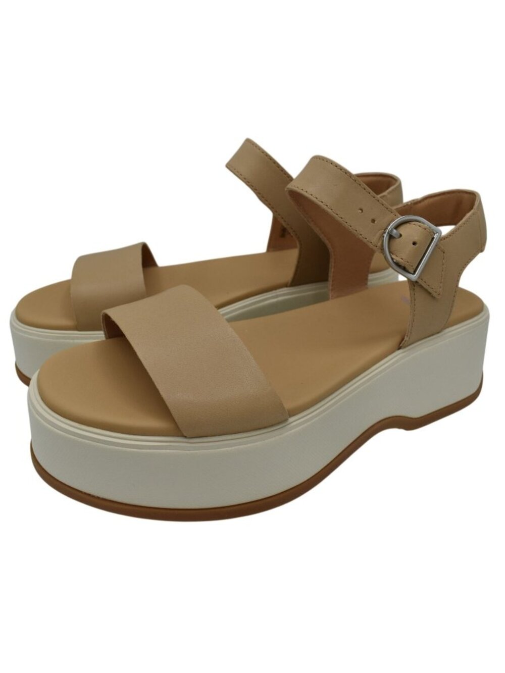 Sorel Womens Size 9 Dayspring Ankle Strap Honest Beige Platform‎ Sandals Shoes